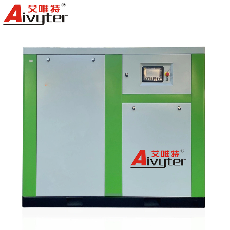 compresor de aire rotatorio sin aceite del solo tornillo de la lubricación del agua de 37kW 50Hp para el generador de oxígeno