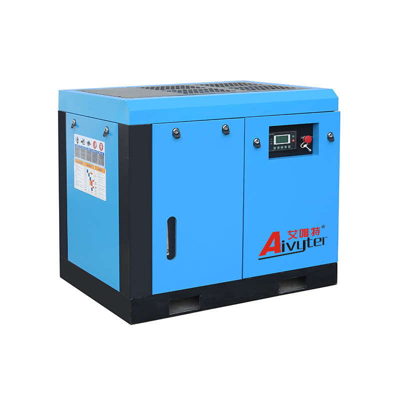 Compresor de aire de tornillo rotativo trifásico de velocidad fija de 7,5 KW, 10 HP, 42 CFM