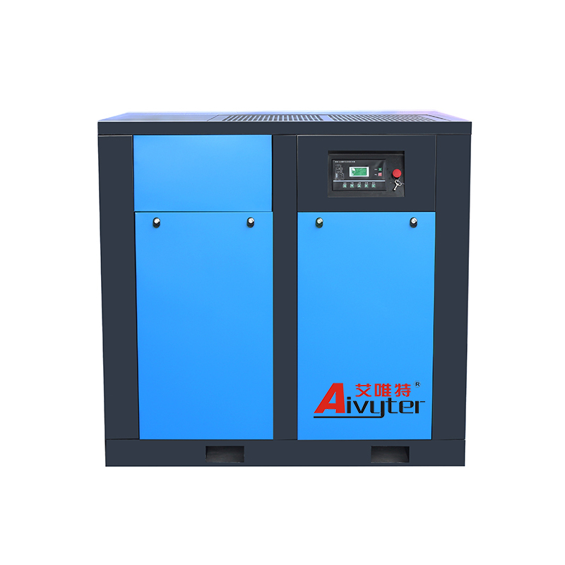 Compresor de aire de tornillo industrial de marca China de accionamiento directo de 75kw 100hp 8Bar 