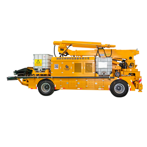 Bomba de pulverización de hormigón húmedo del equipo de pulverización de hormigón Aivyter de 30m3/h similar a Putzmeister Wetkret 5 para la construcción de túneles