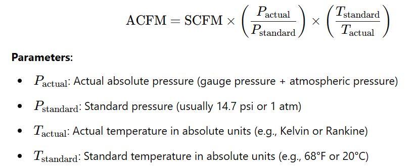 Calcular ACFM
