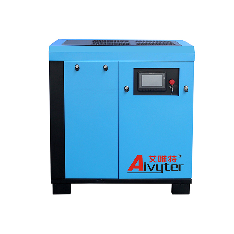 Compresor de aire de tornillo rotativo silencioso 22kW 30Hp 8Bar Pm Vsd