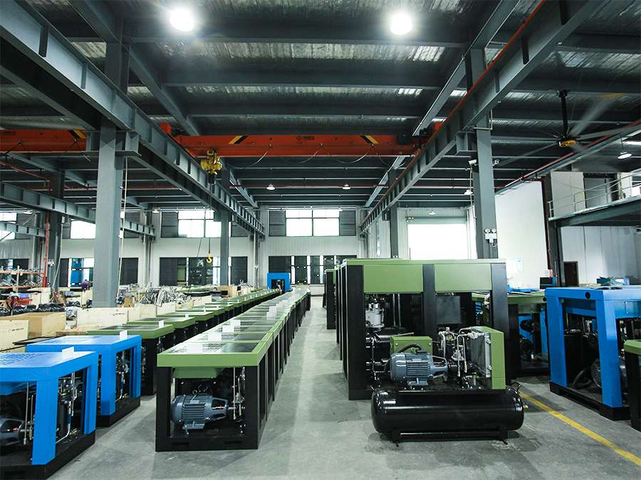 Fábrica de compresores de aire industrial
