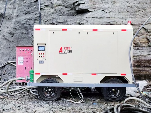 La introducción del compresor de aire de tornillo móvil eléctrico de 165kW