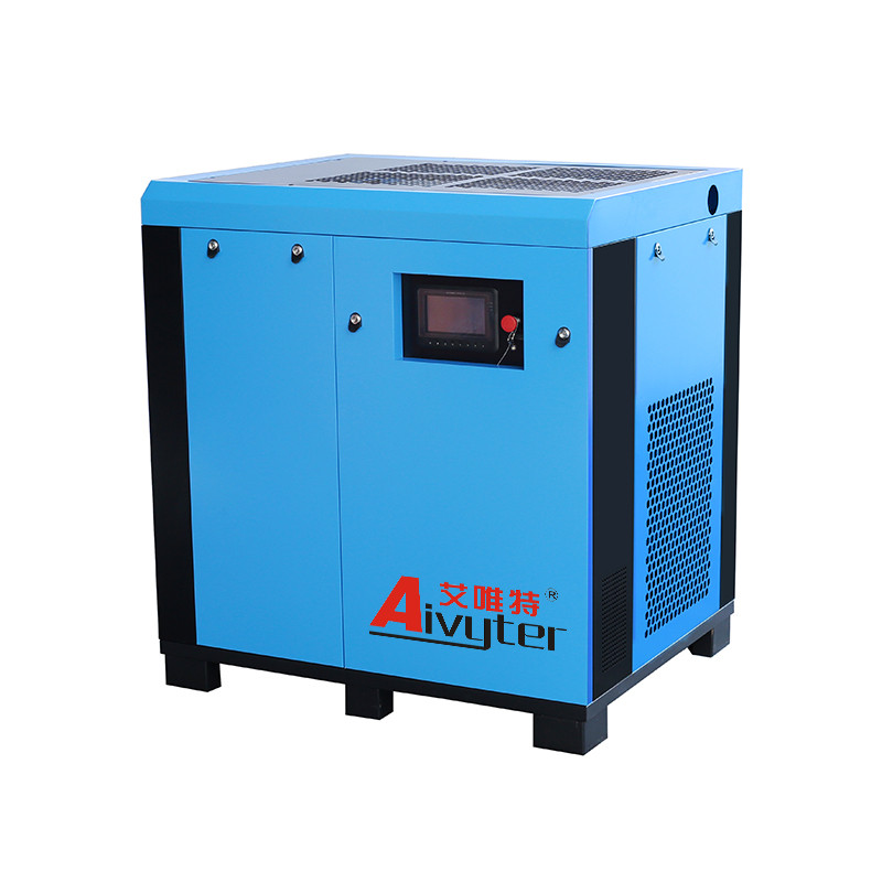 Compresor de tornillo de aire inversor ahorro de energía de refrigeración por aire de 18.5kw 25hp